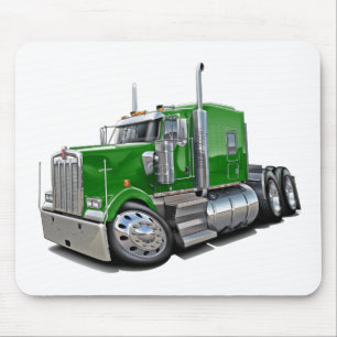 Kenworth w900 grüner LKW Mousepad