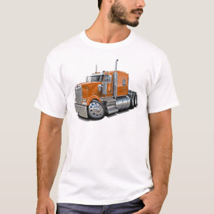 Kenworth w900 Orangen-LKW T-Shirt