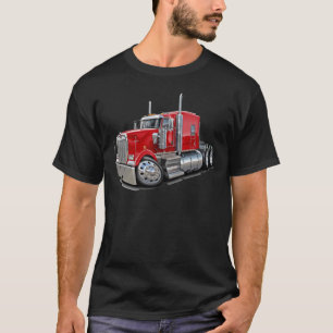 Kenworth w900 Rot-LKW T-Shirt