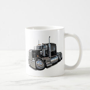 Kenworth w900 schwarzer LKW Kaffeetasse
