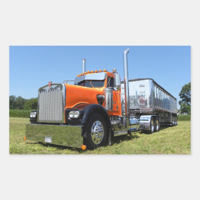 Kenworth W900A Dumper Stickers (Vorderseite)