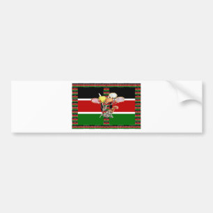 Kenya Birthday Autoaufkleber