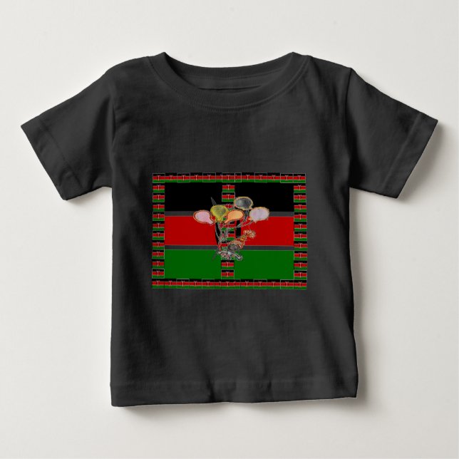 Kenya Birthday Baby T-shirt (Vorderseite)