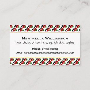 KENYA Christliche Schrift John 3:16 Visitenkarte