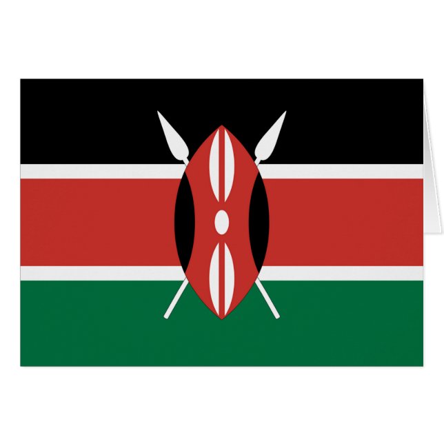 Kenya Flag (Vorderseite (Horizontal))