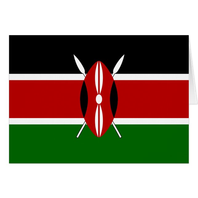 Kenya Flag (Vorderseite (Horizontal))