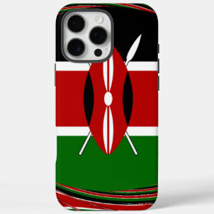 Kenya Flag Art - Patriotic & Modern Design iPhone 16 Pro Max Hülle