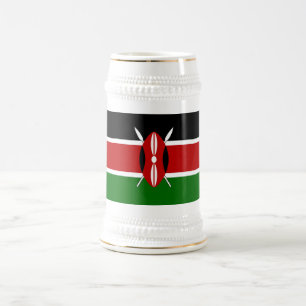 Kenya Flag Bierglas
