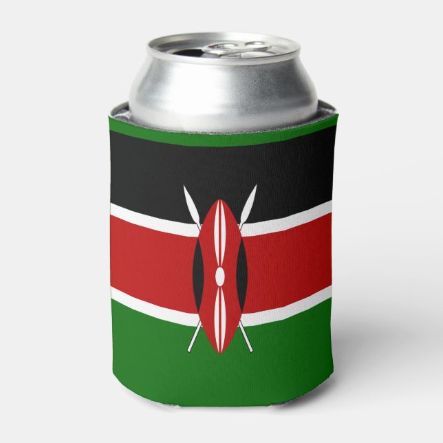 Kenya Flag Dosenkühler (Kanne Vorderseite)