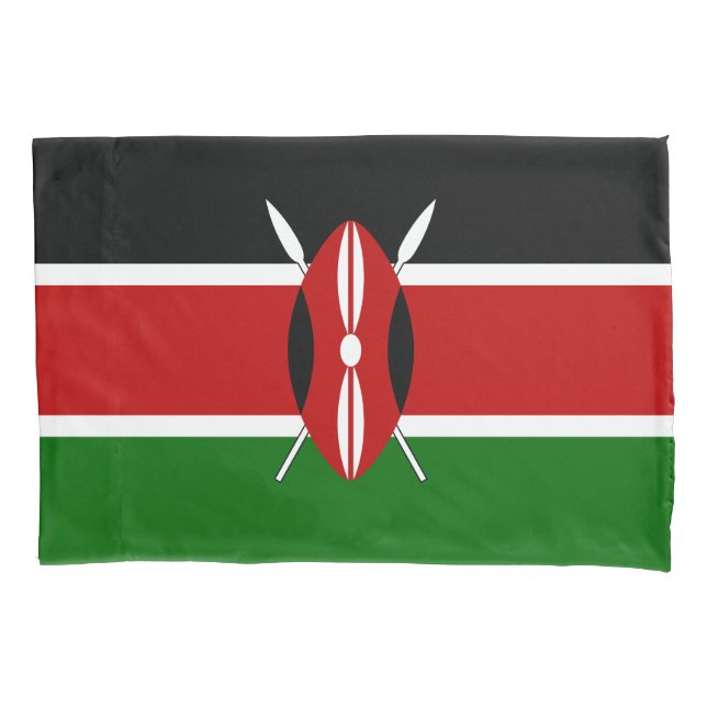 Kenya Flag Kissenbezug (Vorderseite)