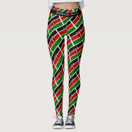 KENYA FLAG Scripture FÜHRT IHRE RASSE Personalisie Leggings