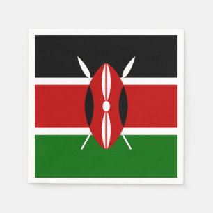Kenya Flag Serviette