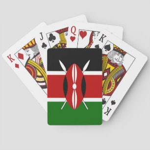 Kenya Flag Spielkarten