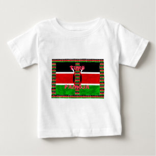 Kenya Flag Tuko Pamoja Baby T-shirt