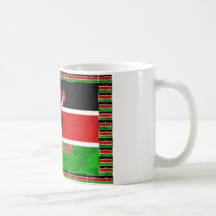 Kenya Flag Tuko Pamoja Kaffeetasse