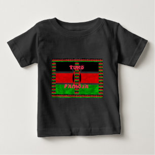 Kenya-Flagge: Tuko Pamoja - Design der Einheit Baby T-shirt