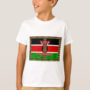Kenya-Flagge: Tuko Pamoja - Design der Einheit T-Shirt