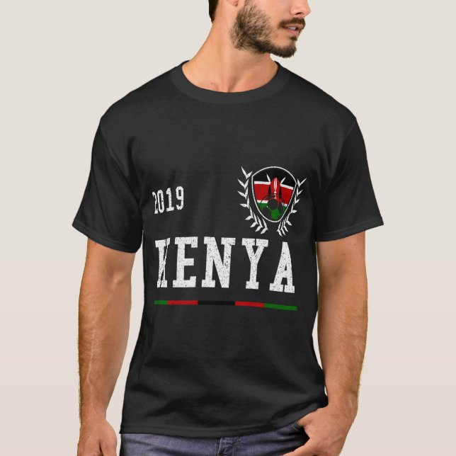 Kenya Football Jersey 2019 Kenyan Soccer T-Shirt (Vorderseite)
