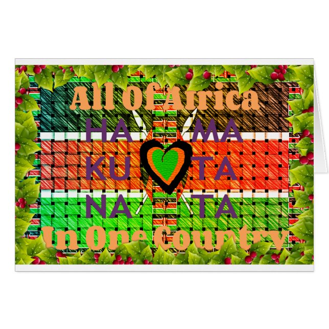 Kenya Hakuna Matata (Vorderseite (Horizontal))