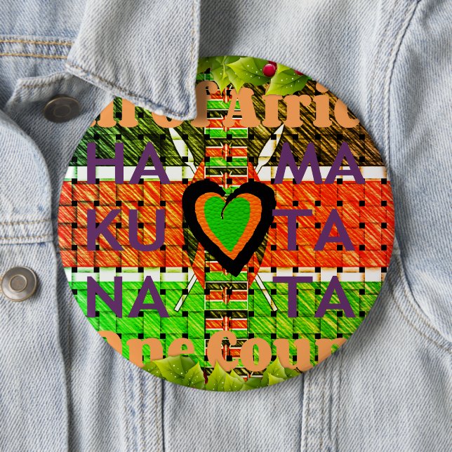 Kenya Hakuna Matata Button (Beispiel)