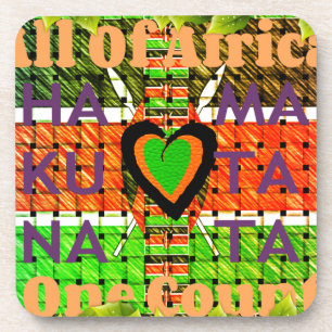 Kenya Hakuna Matata Getränkeuntersetzer