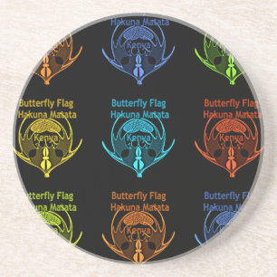 Kenya Hakuna Matata Getränkeuntersetzer