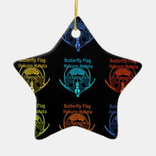 Kenya Hakuna Matata Keramik Ornament