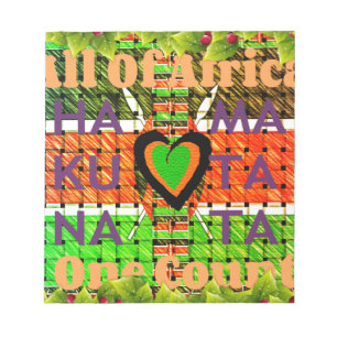 Kenya Hakuna Matata Notizblock