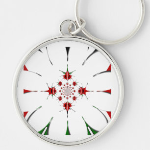 Kenya HAKUNA MATATA RED GREEN Patchdesign Schlüsselanhänger