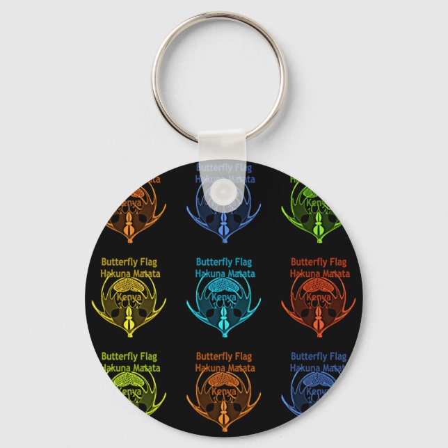 Kenya Hakuna Matata Schlüsselanhänger (Vorderseite)