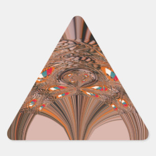 Kenya HakunaMatata Tradition Farbdesigns.png Dreieckiger Aufkleber