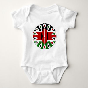Kenya Hearts Baby Strampler