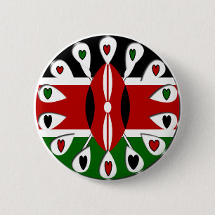 Kenya Hearts Button