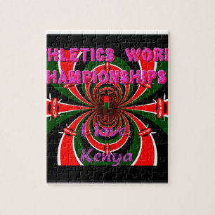 Kenya International Athletics Sports Puzzle