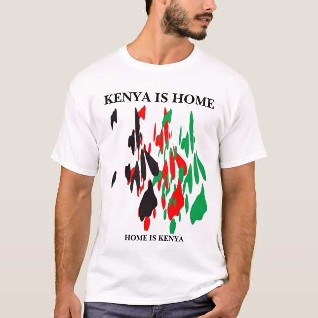KENYA IST ZUHAUSE T - Shirt (Vorderseite)