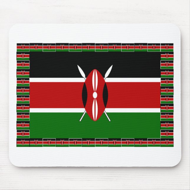 Kenya Kenyan Flags Mousepad (Vorne)