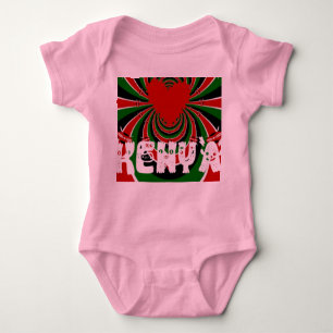 Kenya Liebliches Herz Kids Baby Bodysuits