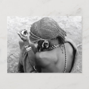 Kenya Maasai Warrior Moran Postkarte