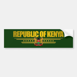 Kenya Pride Autoaufkleber