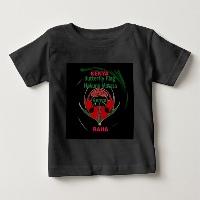 Kenya Raha Hakuna Matata.jpg Baby T-shirt (Vorderseite)