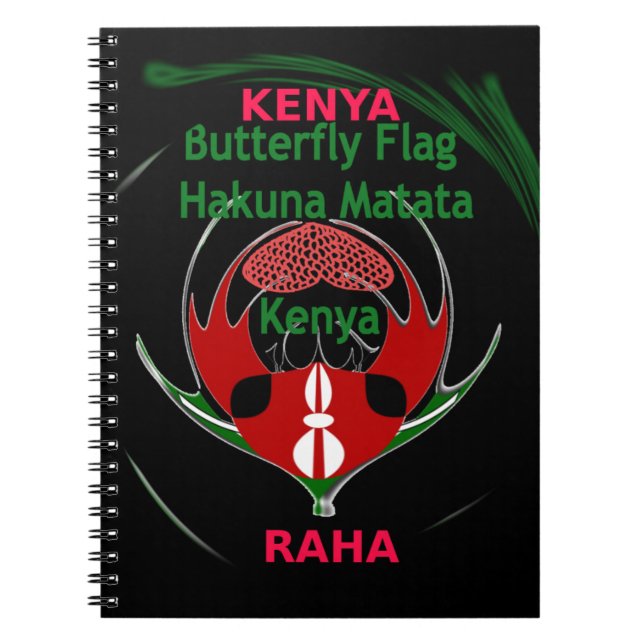 Kenya Raha Hakuna Matata.jpg Notizblock (Vorderseite)