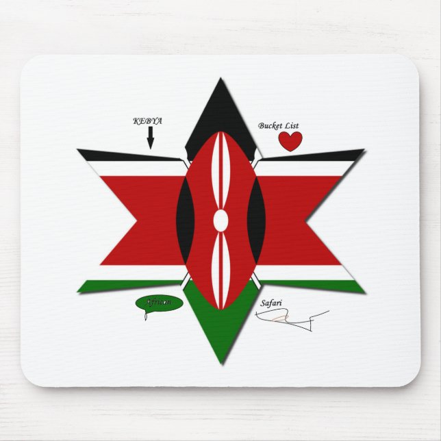 Kenya Safari Mousepad (Vorne)