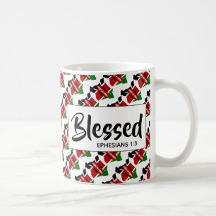 KENYA Seligen Ephesians Christliche Schrift Kaffeetasse