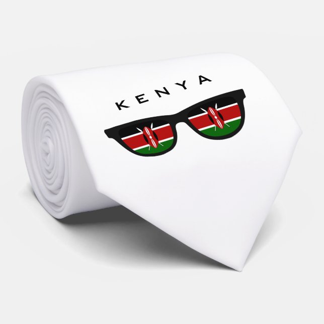 Kenya Shades benutzerdefinierte Text und Krawatte (Gerollt)