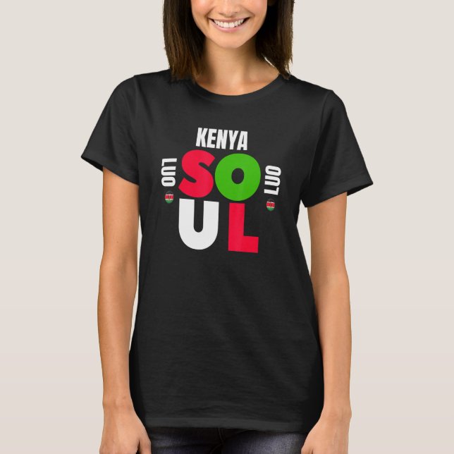 Kenya Soul Luo Ethnic Group Herkunft Initiation D T-Shirt (Vorderseite)