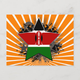 Kenya Star Postkarte