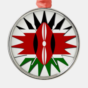 Kenya Star Silbernes Ornament