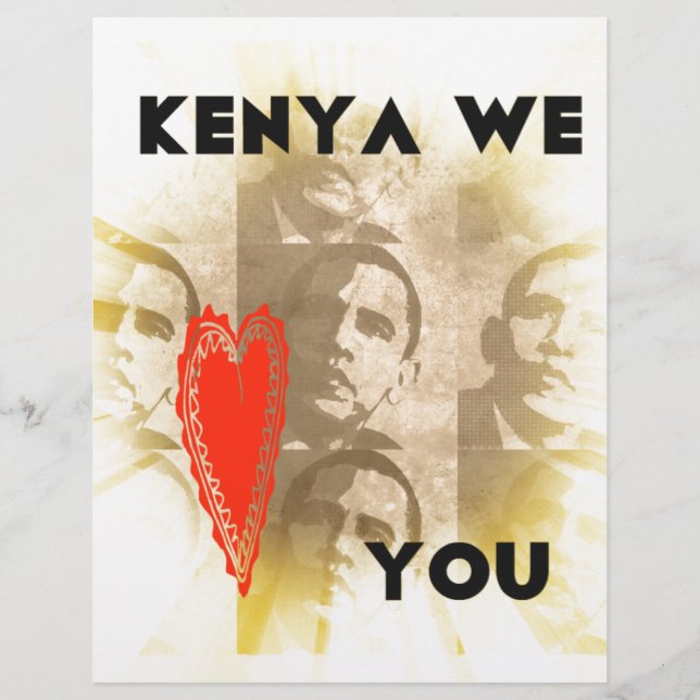 Kenya Wir Liebe Sie (Vorderseite)