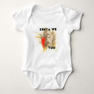 Kenya Wir Liebe Sie Baby Strampler