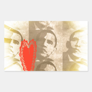 Kenya Wir Liebe Sie liebenswürdig perspektivisches Rechteckiger Aufkleber